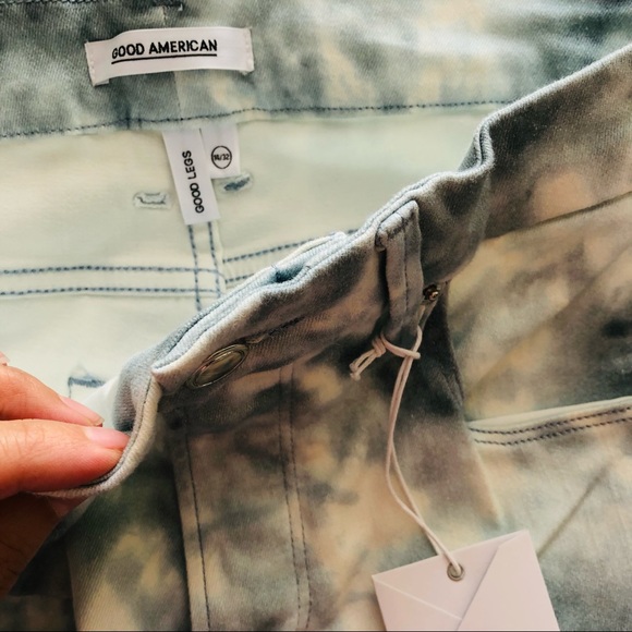 Good American Good Legs Cloud Tie Dye Skinny Jeans - Picture 6 of 12